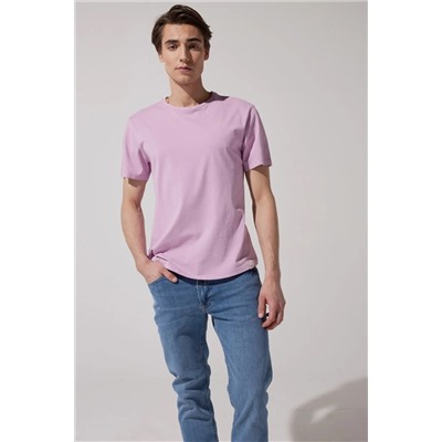 Lee, Regular Fit Normal Kesim %100 Pamuk Bisiklet Yaka Pembe Tişört