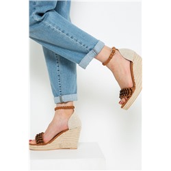 Sandalias de cuña Camel