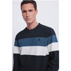 Camiseta manga larga piqué cortes