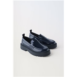 TRACK SOLE LOAFERS