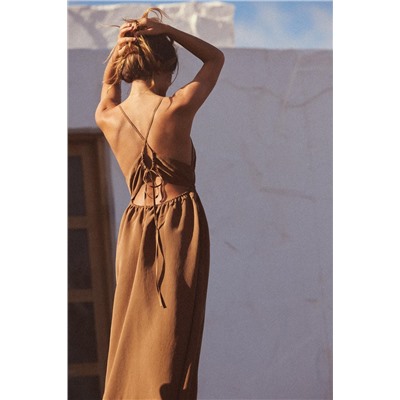 FLOWING MIDI DRESS