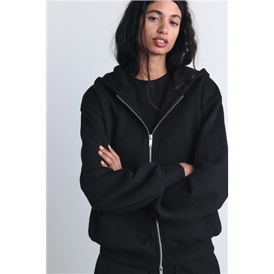 OVERSIZE ZIP-UP HOODIE