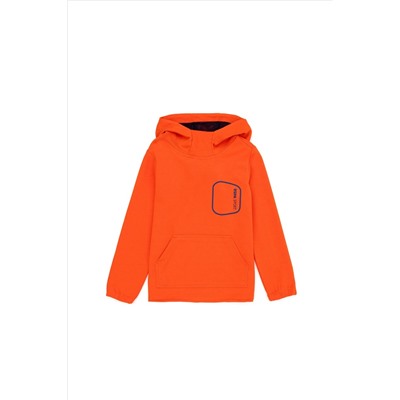 Erkek Çocuk Turuncu Sweatshirt
