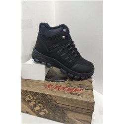 XStep Unisex Siyah X6 Suya Soğuğa Dayanıklı Kışlık Trekking Uzun Bot 48653461