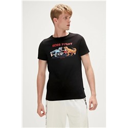 Bad Bear, Boss 0 Yaka Erkek Tshirt - Siyah