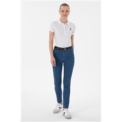 Kadın Mavi Jean Toothpick Fit Pantolon