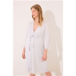 Bata midi "maternity" soft touch gris