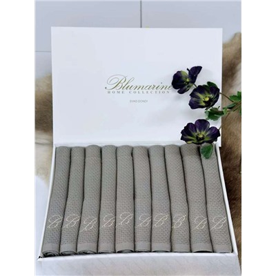 Снова в наличии у продавца! Набор вафельных, нежнейших полотенец  Blumarin*e  10 штук 75*35 см (хлопок)