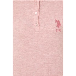 Kadın Pembe Melanj Pijama Takımı