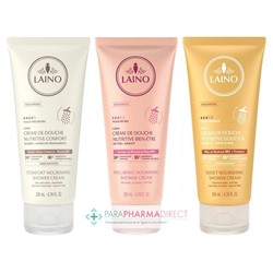 Laino Crème de Douche Karité + Rose + Miel 3x200mlLot  × 3