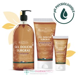 BeauTerra Gel Douche Surgras - Bois de Santal 200 mL