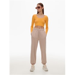 Bluse mit gesprenkelter Textur