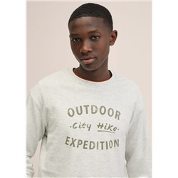 Sudadera algodón estampada -  Niño | MANGO OUTLET España