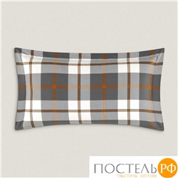 TOGAS КОРЛИ сер/оранж Наволочка 50x70-1, 1 пр, xл/сат