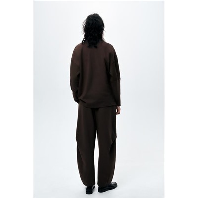 FEW ITEMS LEFT PLUSH JOGGER TROUSERS WITH PLEATS