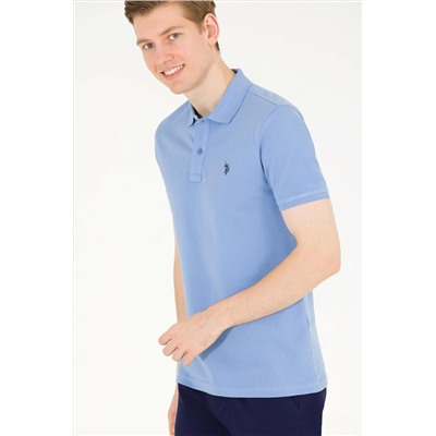 Erkek Koyu Mavi Basic Polo Yaka Tişört