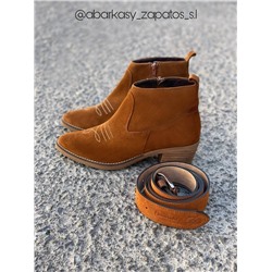 TEKILA 7005 cuero+Ab.Zapatos Pelle cinturon (140) Brandy АКЦИЯ