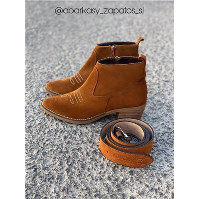 TEKILA 7005 cuero+Ab.Zapatos Pelle cinturon (140) Brandy АКЦИЯ