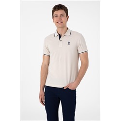 Erkek Slim Fit Polo Yaka Taş Basic Tişört