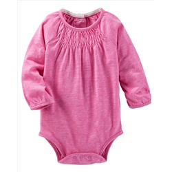 Smocked Neon Bodysuit