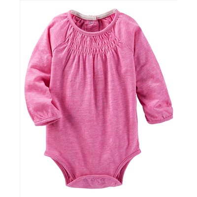 Smocked Neon Bodysuit