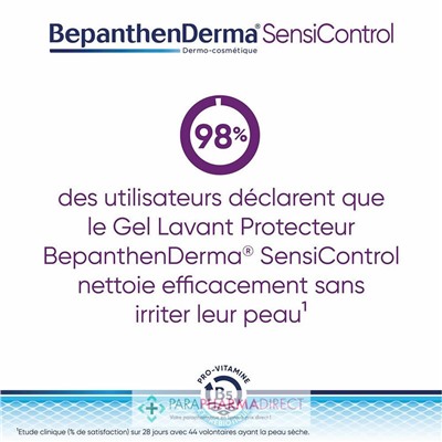 BepanthenDerma SensiControl Gel Lavant Protecteur 400ml