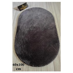 Bünyan Halı Banyo Halısı Peluş Post Halı Oval Antrasit oval antrasit