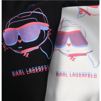 Повседневная хлопковая футболка KARL LAGERFEL*D ОРИГИНАЛ!