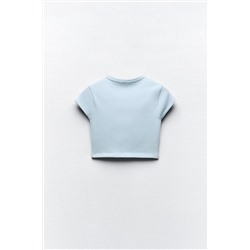 FITTED CROPPED T-SHIRT
