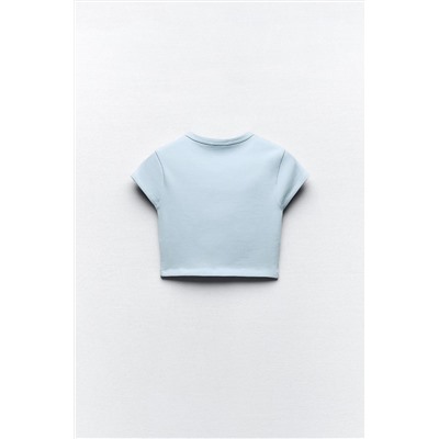 FITTED CROPPED T-SHIRT