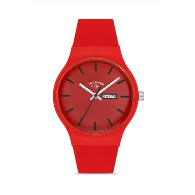 Aqua Di Polo 1987, Kırmızı Unisex Silikon Kol Saati APWR031819