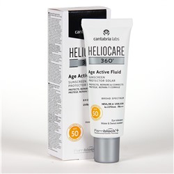Heliocare 360 Age Active Fluid SPF 50+ 50 ml PACK Regalo Endocare Cellage Firming 15 ml