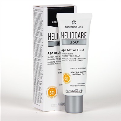 Heliocare 360 Age Active Fluid SPF 50+ 50 ml PACK Regalo Endocare Cellage Firming 15 ml
