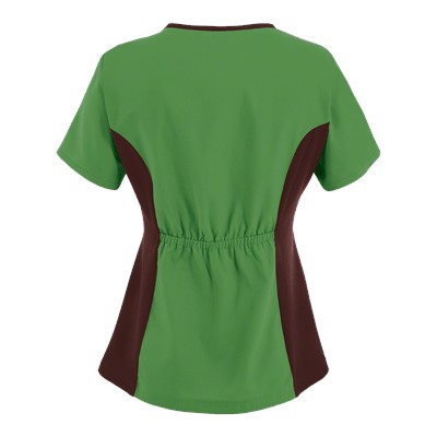 Cherokee Flexibles Scrubs Solid Mock Wrap Top