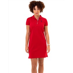 TIPPED POLO DRESS