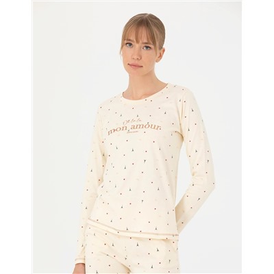 Açık Sarı Pijama Takımı
