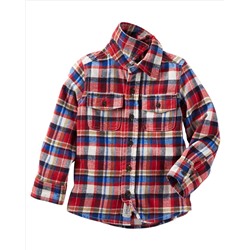2-Pocket Flannel Shirt