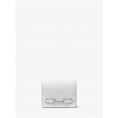 Michael Kors Outlet Carson Small Pebbled Leather Wallet