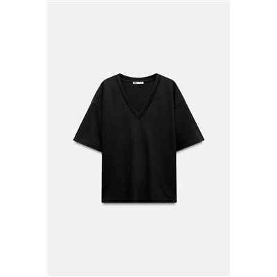 WASHED INTERLOCK T-SHIRT