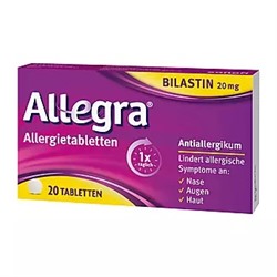 Allegra Allergietabletten 20 mg Tabletten, 20 St