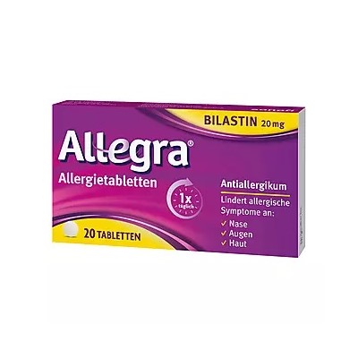 Allegra Allergietabletten 20 mg Tabletten, 20 St