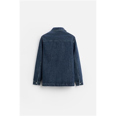 SOBRECAMISA DENIM BOLSILLOS