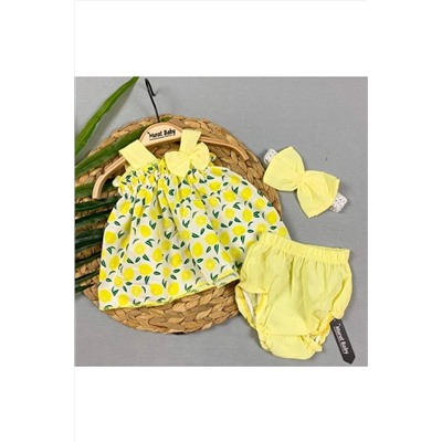 CRYSTALSHOP Limon Baskılı Askılı Takım By5675