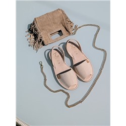 КОМБО Ab.Zapatos • 3106-8 • crudo+ Итальянская мини сумочка AB.Z · Pelle · Miniflec beig АКЦИЯ