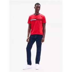 Embroidered Flag Logo T-Shirt
