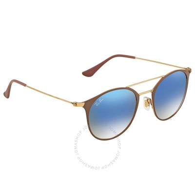 RAY-BANBlue Gradient Flash Round Sunglasses RB3546 90118B 49
