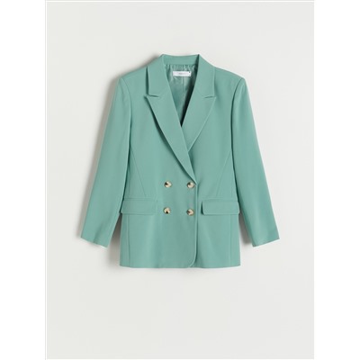 Doppelreihiger Blazer aus Viskosemischung