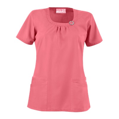 Butter-Soft Scrubs by UA™ Women's Rounded Neck 4-Pocket Top