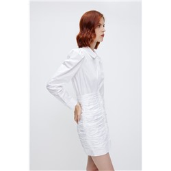 Vestido camisero Blanco