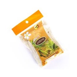 Спа-мыло в мочалке "Папайя" от Panatip 75 гр / Panatip Top papaya Spa Herb Soap with Loofah Bag 75 G